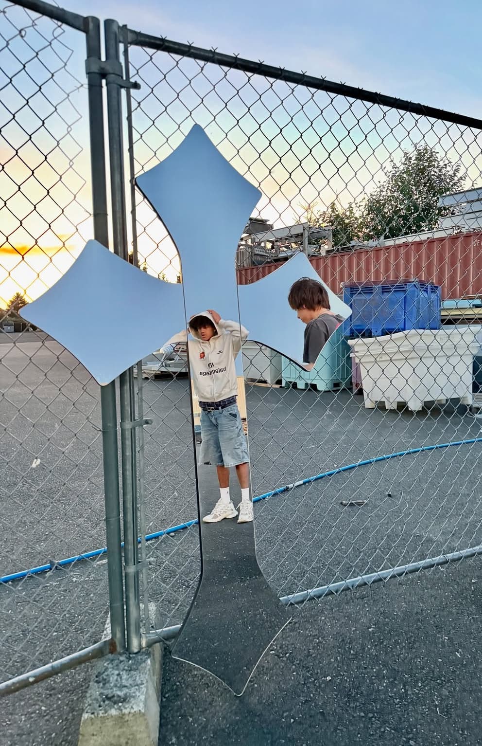 Cross Mirror — outdoor