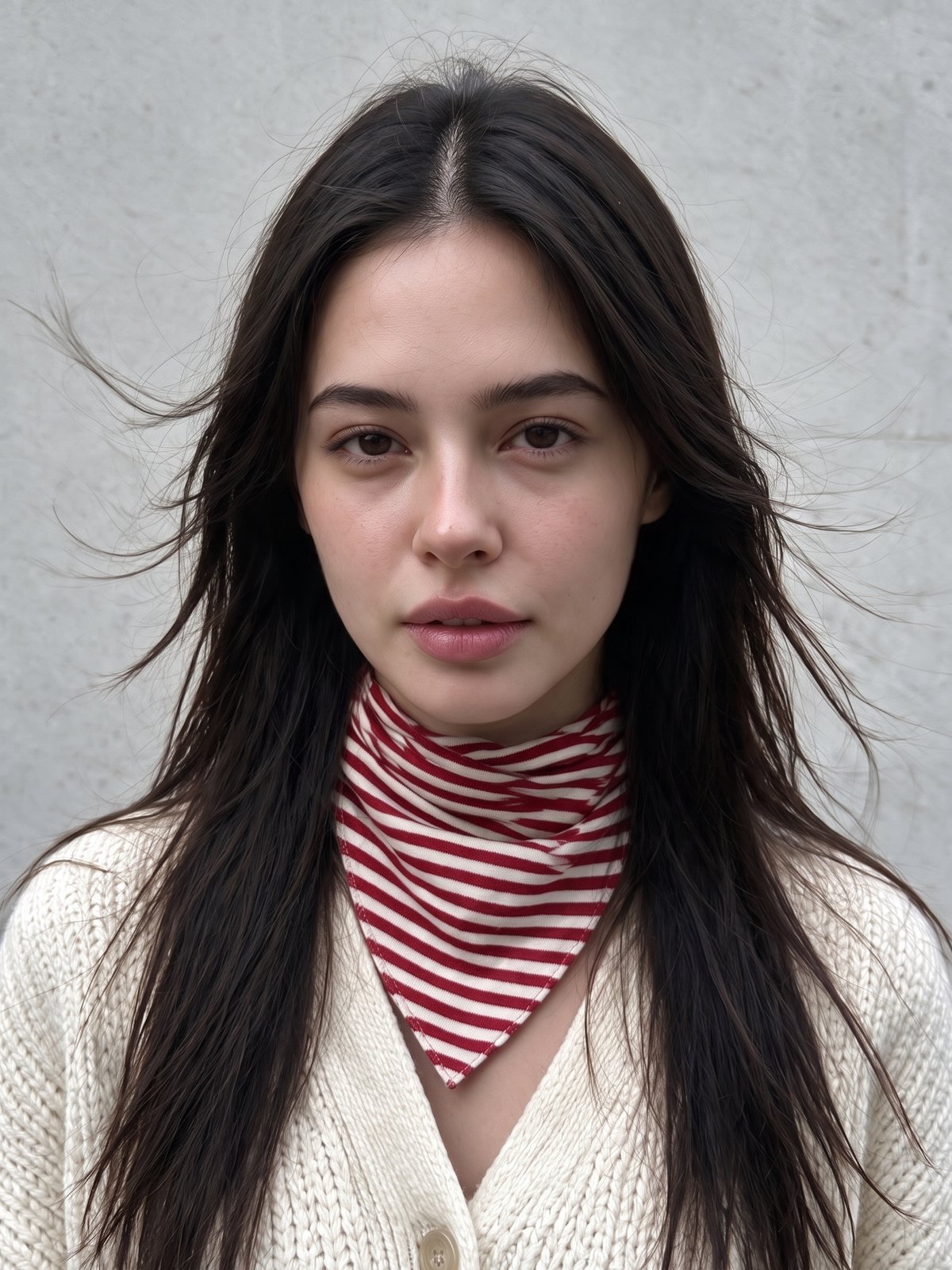 Striped Knit Kerchief — image 4