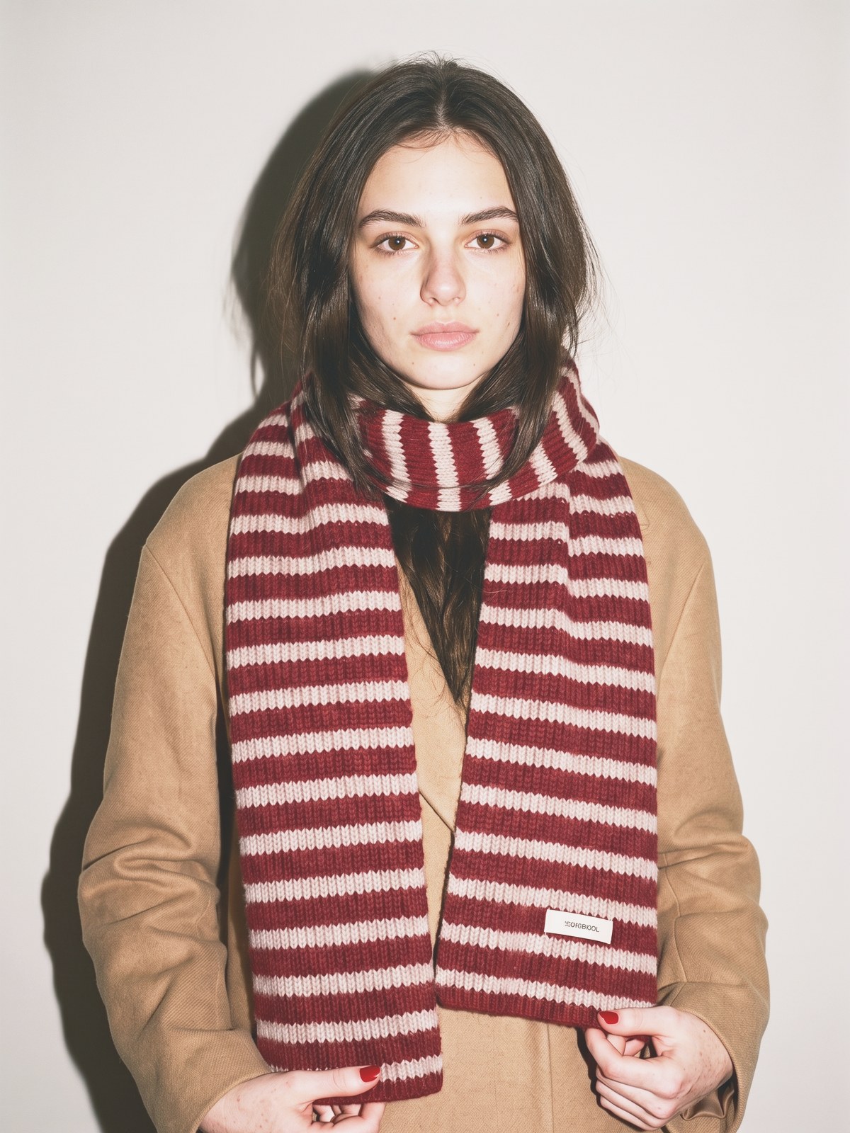 Striped Wool Scarf