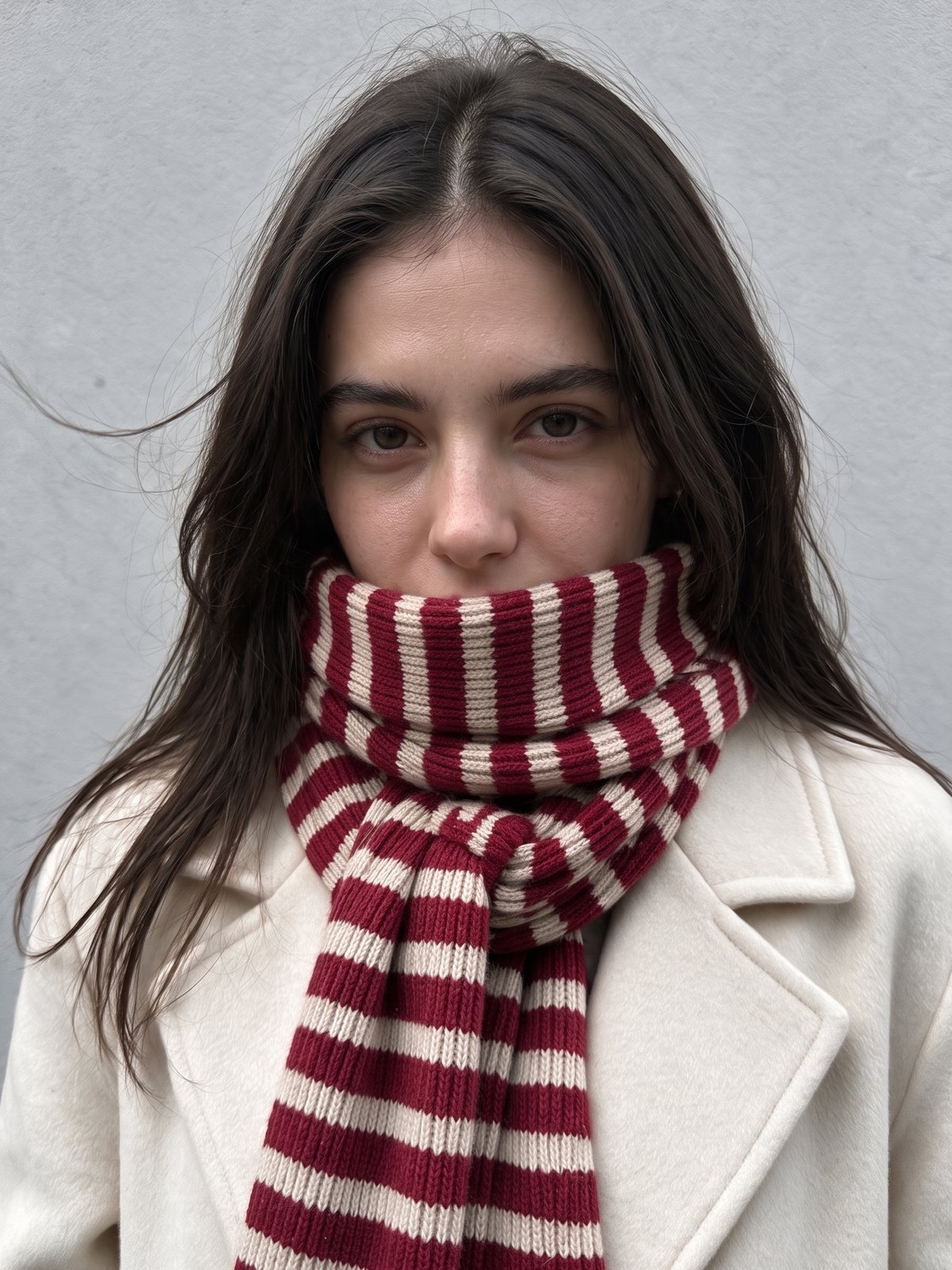 Striped Wool Scarf — image 4